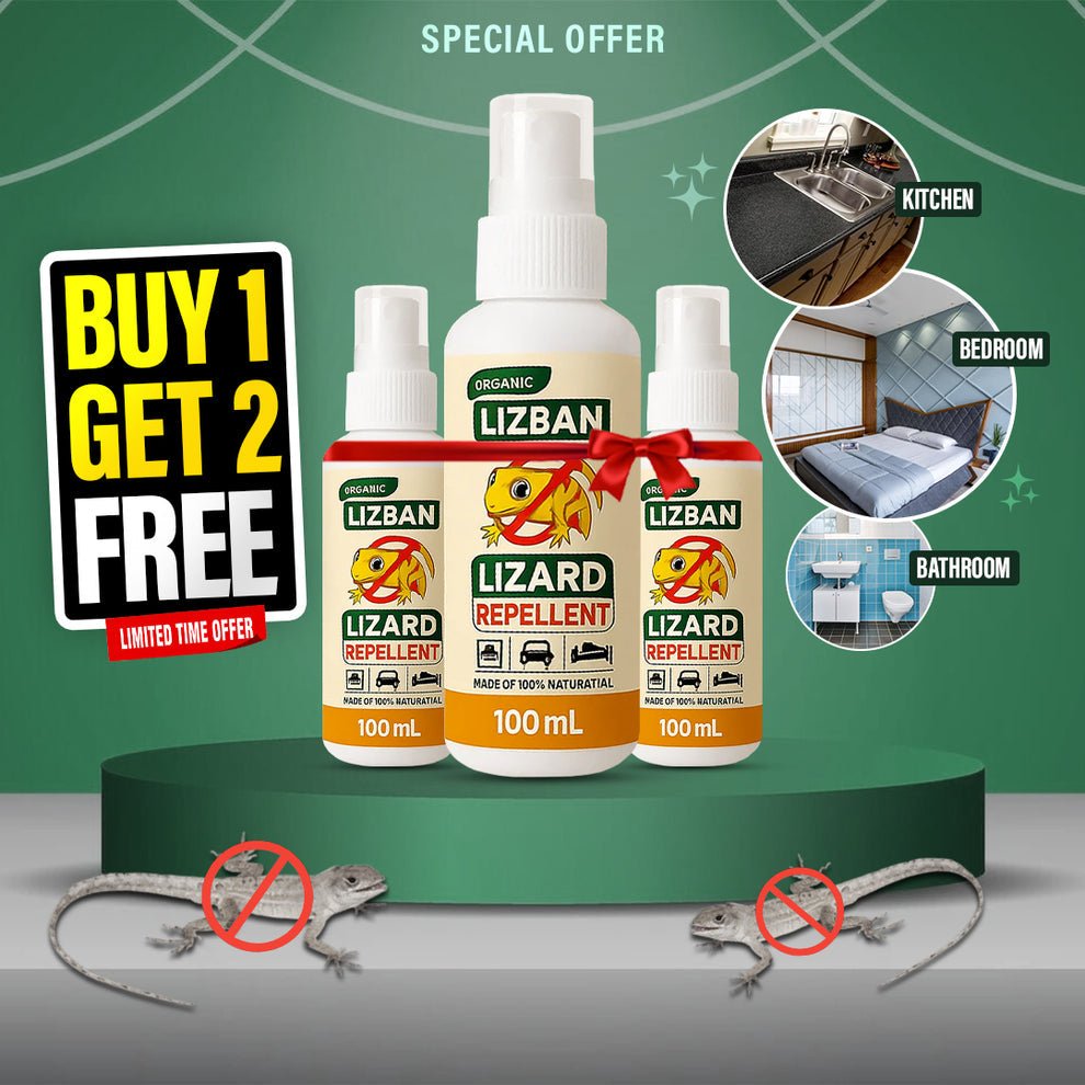š„ BUY 1 GET 2 FREE š„ Lizard Repellent Spray - Safe, Effective Lizard Protection