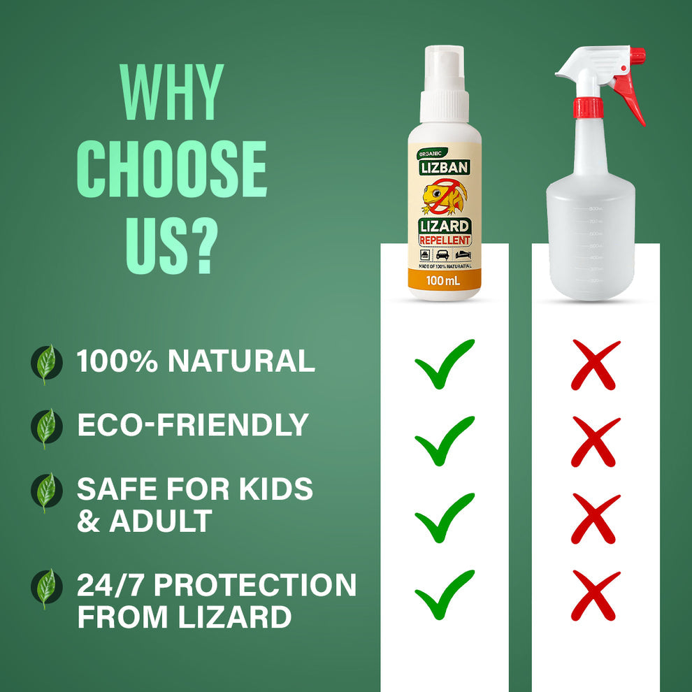 š„ BUY 1 GET 2 FREE š„ Lizard Repellent Spray - Safe, Effective Lizard Protection