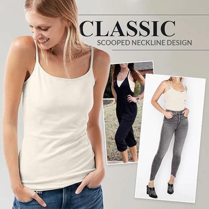 Loose Cami with Built-in Tank Top (Pack of 2)