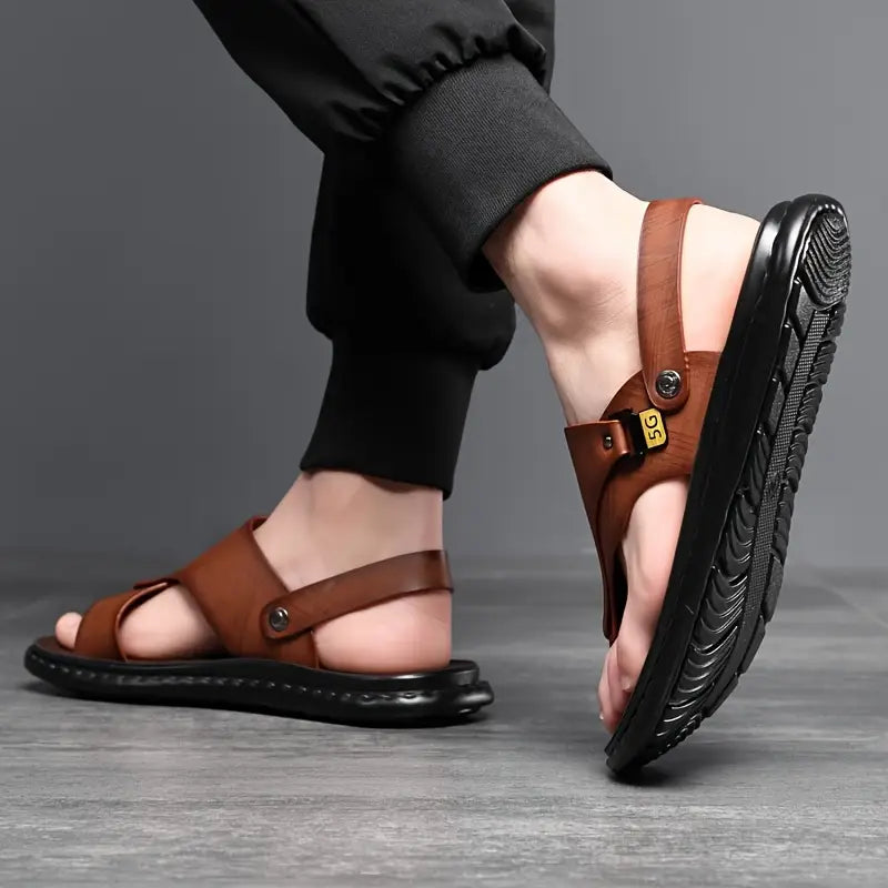 🌈 Air Walkers™- Premium Men's Sandals 🟤 | FLAT 45% Off 🔥