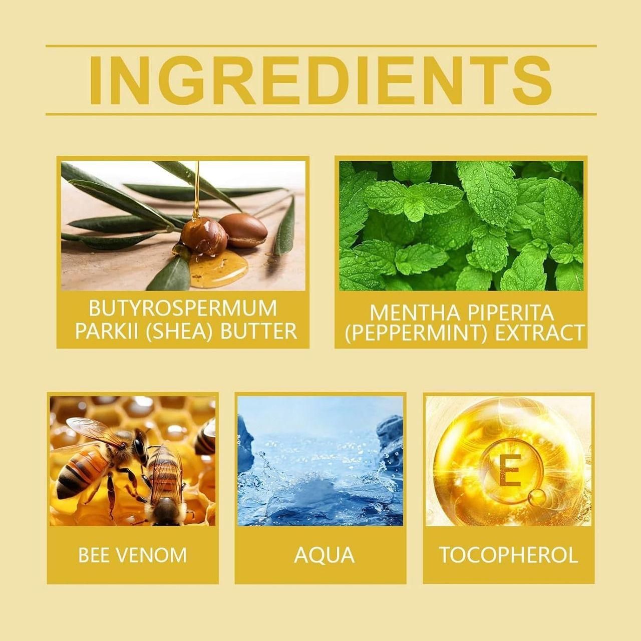 BeeRelief™ - Bee Venom Dry Crack Cream 🐝✨ | Deep Moisturizing & Hydrating for Hands, Feet & Body