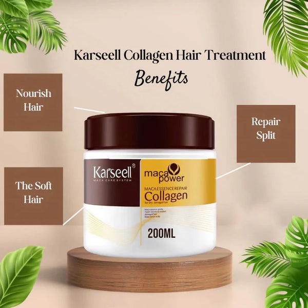 Original Karseell Collagen Hair Straightener Mask (Buy 1 Get 1 Free)