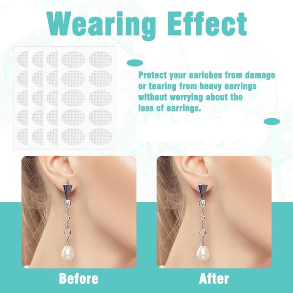 50 Premium Earlobe Support Patches ( Buy 50 Get 50 Free Today)