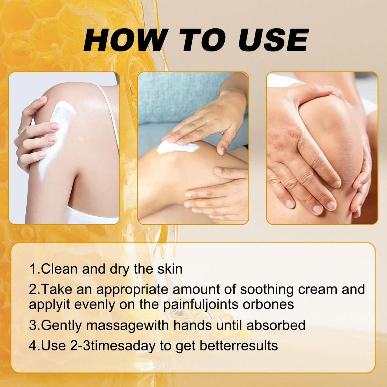 BeeRelief™ - Bee Venom Dry Crack Cream 🐝✨ | Deep Moisturizing & Hydrating for Hands, Feet & Body