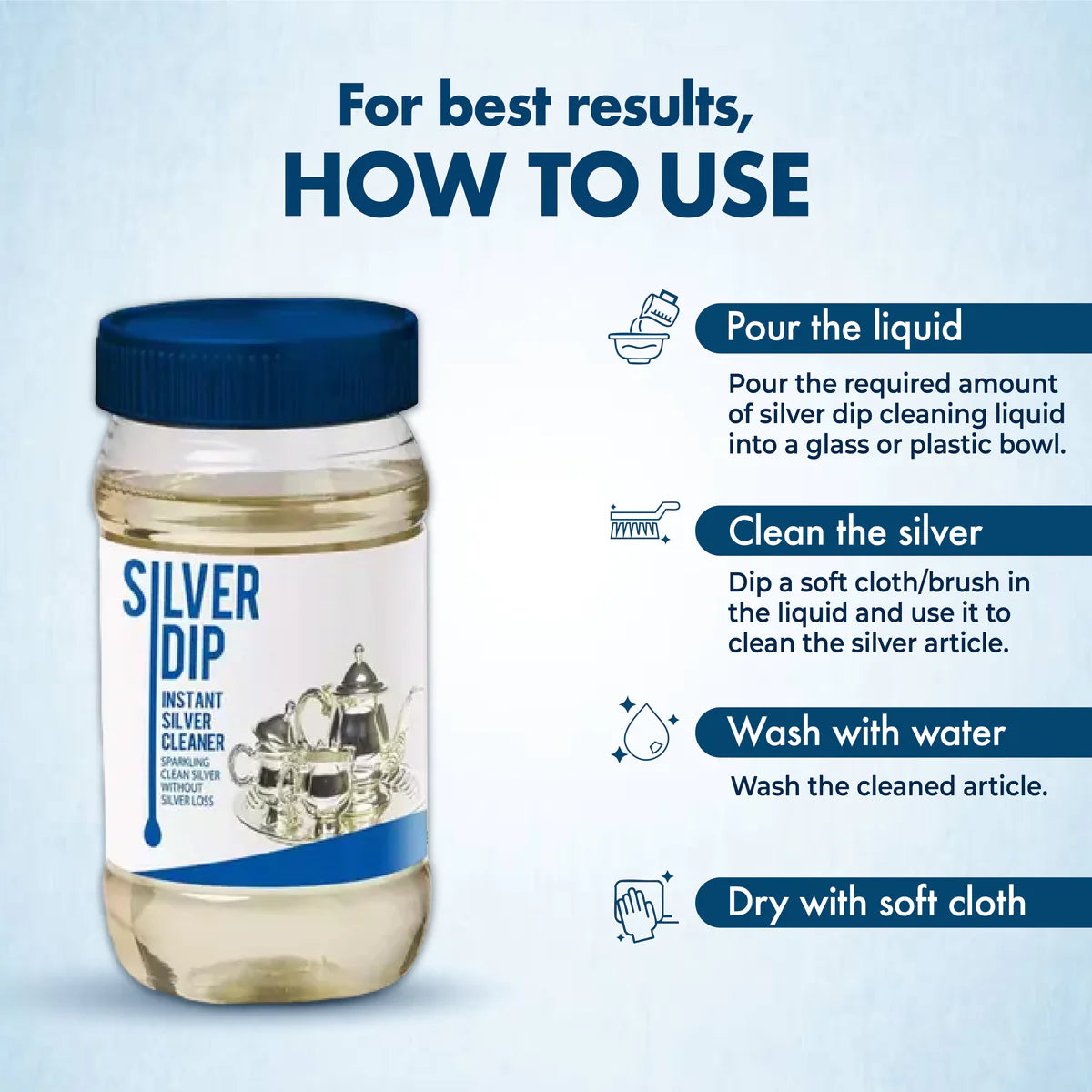 Silver Dip™ - Instant Jewellery & Silver Cleaner (Buy 1 Get 1 Free🔥)