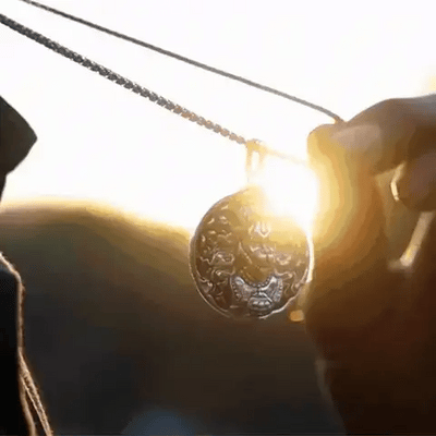 The Hanuman Ji Face Locket With Silver Plated Chain + Mysterious🎁Gift Included