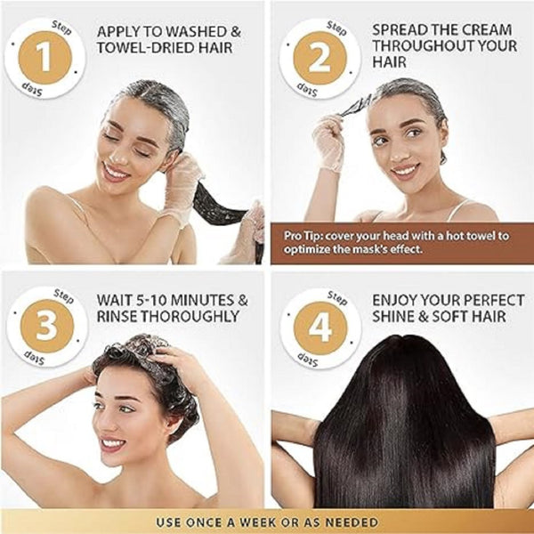 Original Karseell Collagen Hair Straightener Mask (Buy 1 Get 1 Free)