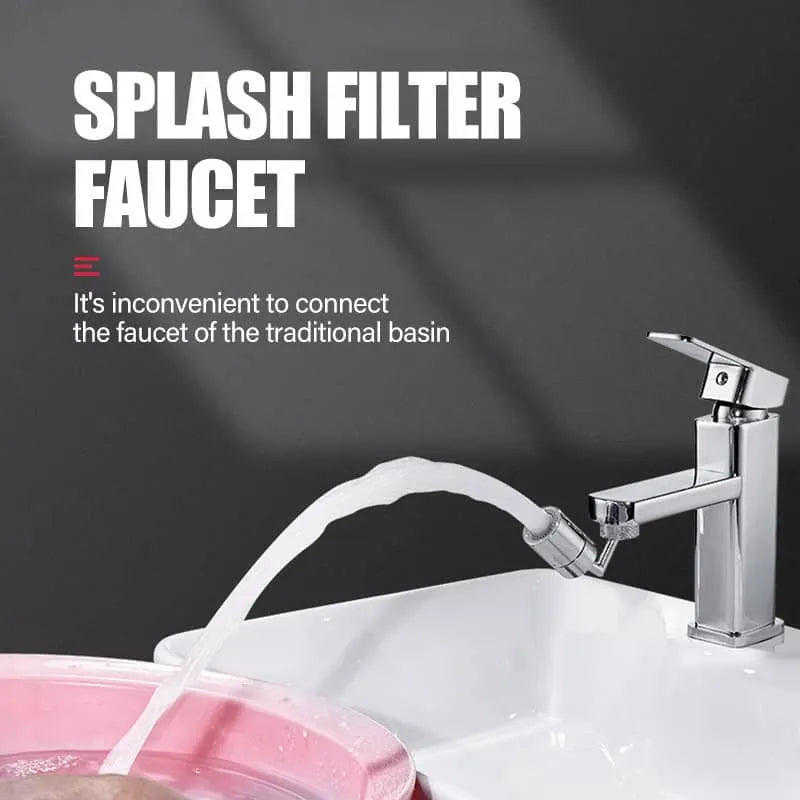 720 Degree Rotatable Spray Head Wash Basin Filter Faucet