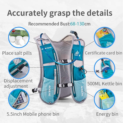 AONIJIE 5L Hydration Running Backpack-E913S