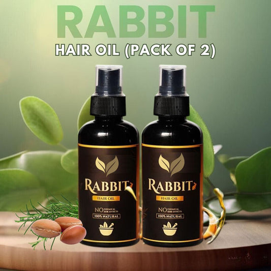 Natural Herbal Rabbit Hair Oil (Buy 1 Get 1 Free 😍)