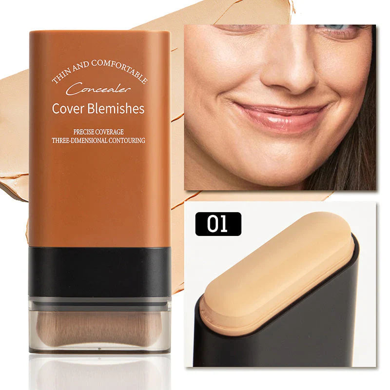 Korea Stick Concealer 2 heads with cream and brush