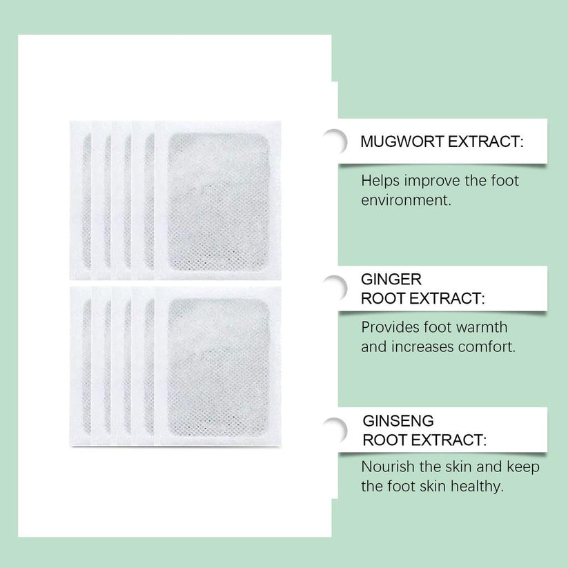 100% Merbal & Gentle Ingredient Detox Foot Pads
