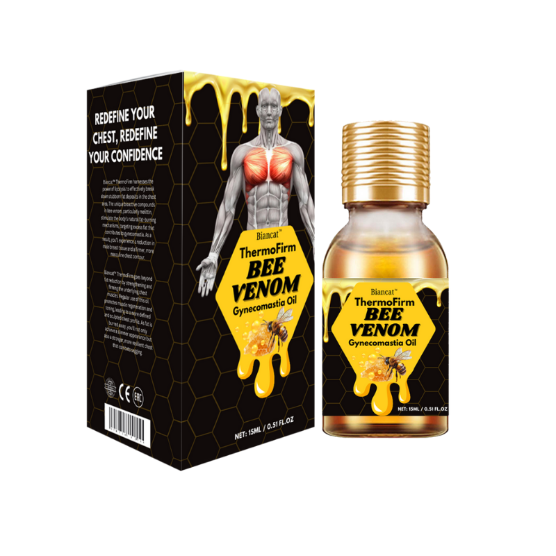 Bee Venom Gynecomastia Oil - Buy 1 Get 1 Free 🤩