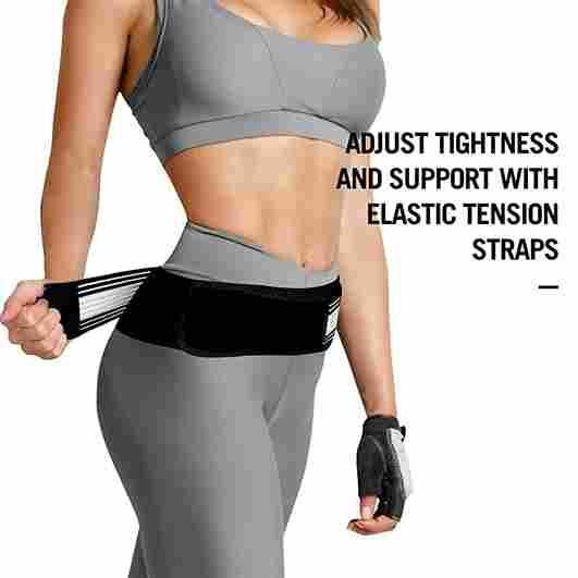 Sacroiliac SI Joint Hip Belt – Relief For Sciatica & Lower Back Pain | Anti-Slip