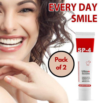 UltraBright SP-4 Teeth Whitening with Oral microbiota strength BUY 1 GET 1 FREE