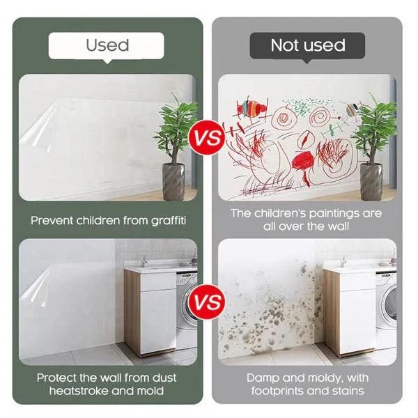 Self-Adhesive Transparent Electrostatic Wall Protection Film (Buy 1 Get 1 Free 😍 )