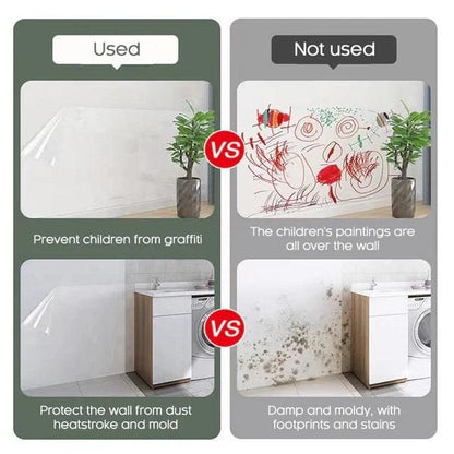 Self-Adhesive Transparent Electrostatic Wall Protection Film (Buy 1 Get 1 Free 😍 )