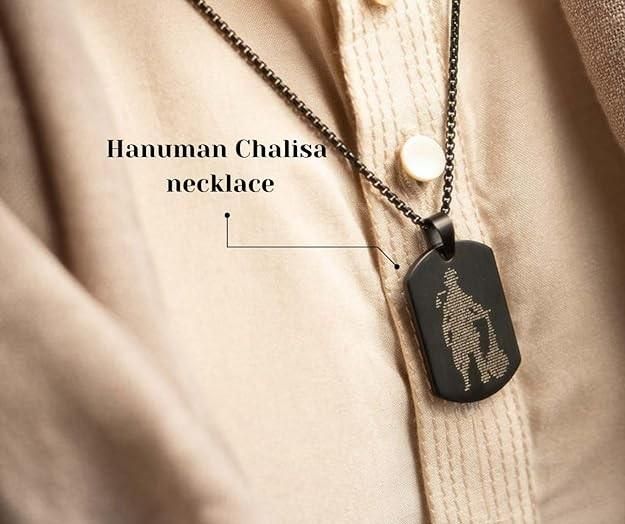 Hanuman Chalisha Pendant with Chain