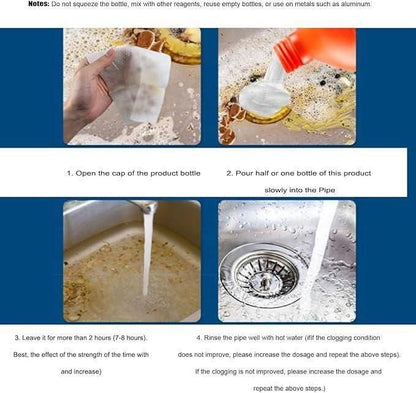 Powerful Pipe Cleaning Agent -  Securing Your Space from Germs