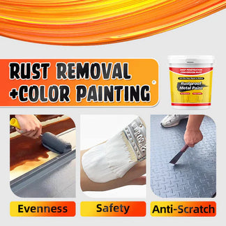 🔥2025 neues Upgrade 💥Rustproof Metal Paint - Rust Remover (Pack of 2 🔥🔥)