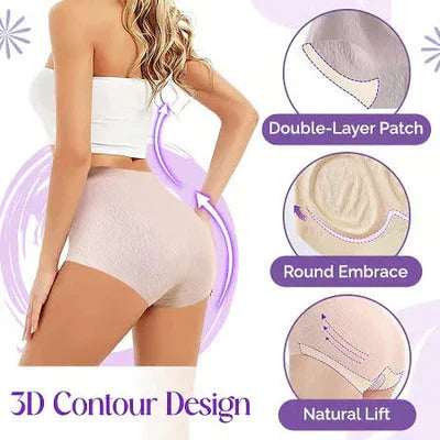 Ultrasoft Tummy Control & Hip Lifting Seamless Underwear For Women - Multicolor [ Pack Of 4 ]