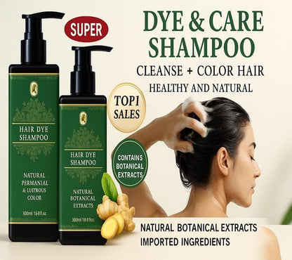 Korean 3 in 1 Herbal hair dye shampoo