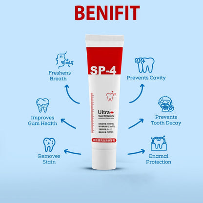 UltraBright SP-4 Teeth Whitening with Oral microbiota strength BUY 1 GET 1 FREE