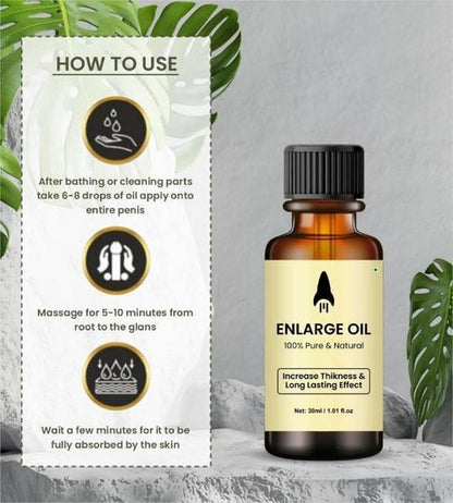 Enlarge Oil Pure and Natural With Dropper ( BUY 1 GET 2 )(PRICE WILL BE INCREASED TOMORROW)