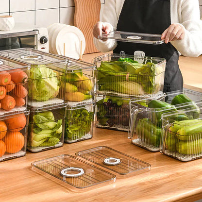 Unbreakable Kitchen Storage Boxes for Smart Organizing (Pack of 6)