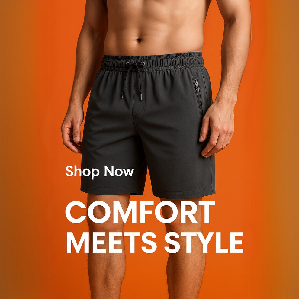 Men's Stretch Shorts (Pack of 4) | Soft & Breathable Summer Wear