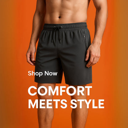 Men's Stretch Shorts (Pack of 4) | Soft & Breathable Summer Wear