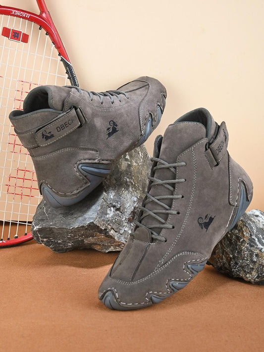 Italian Casual Shoes For Men's (Grey)