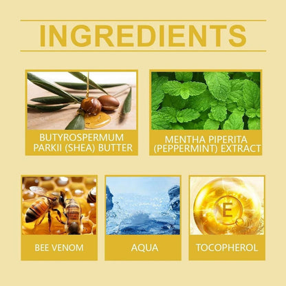 BeeRelief™ - Bee Venom Dry Crack Cream 🐝✨ | Deep Moisturizing & Hydrating for Hands, Feet & Body