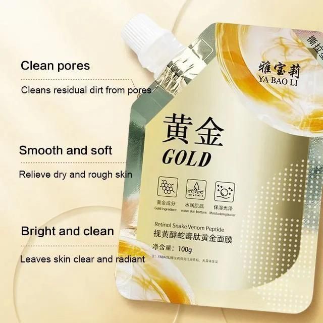 VenomGlow™ - Retinol Infusion Snake Venom Gold Mask 🐍✨
