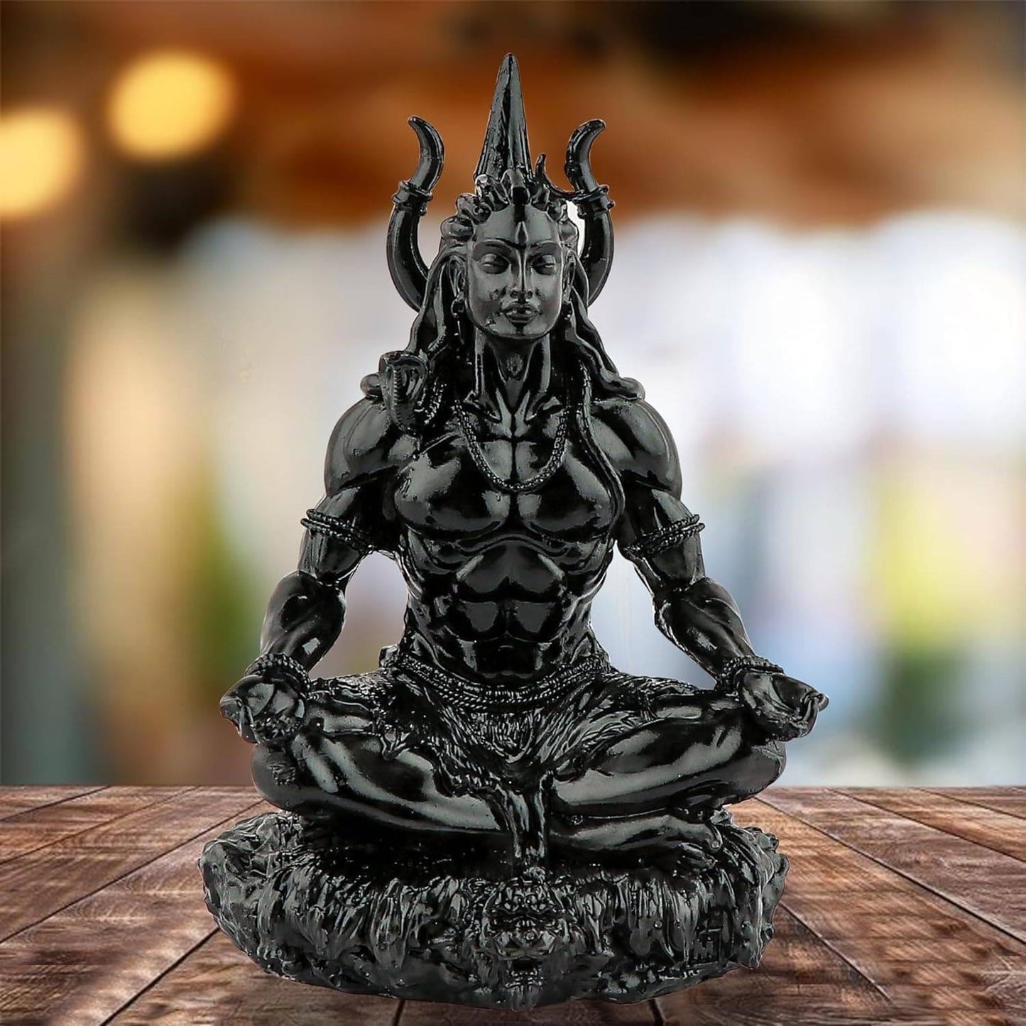Adiyogi Meditaion Statue for Car Dashboard and Table Decor