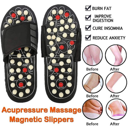 Acupressure Foot Massager Slippers Combo with FREE Guide | Pain Relief, Stress Relief | Total Wellness Combo for Men & Women