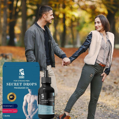Buy 1 Get 1 Free | Secret Drops Massage Oil For Strong Men 💪