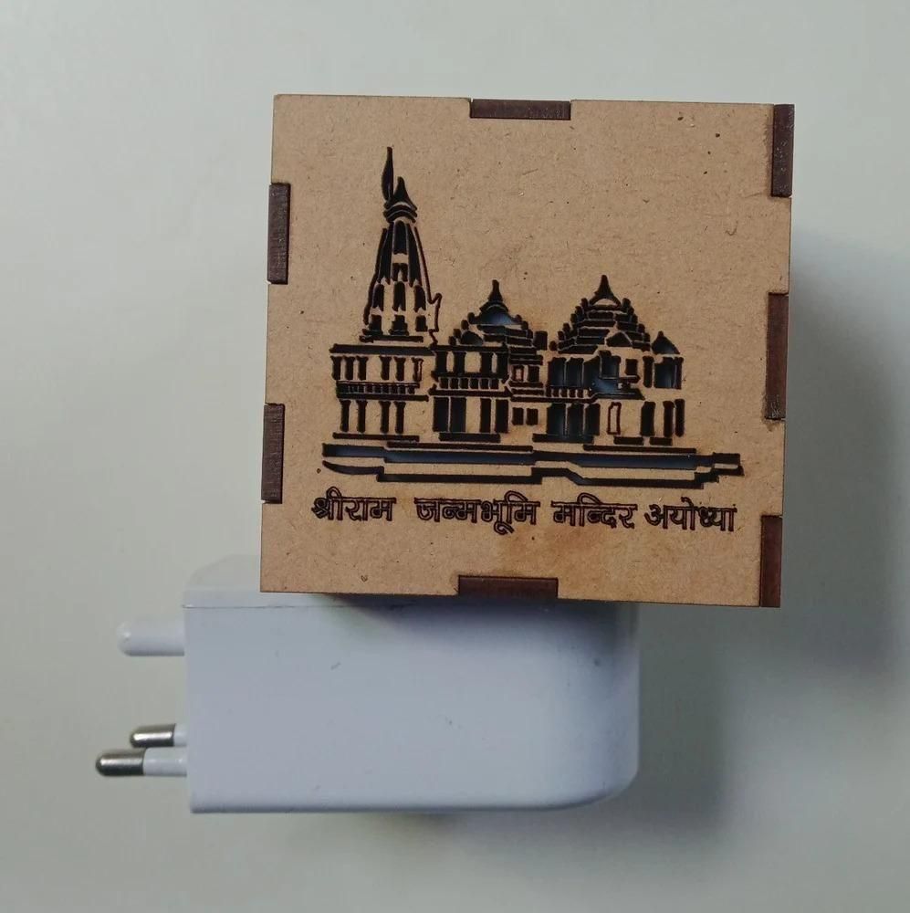 3 IN 1 Ayodhya Ram Mandir Electric Aroma Burner & Night lamp