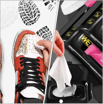 Natural Sneaker & Shoe Cleaner Wipes (1 Pack = 80 Pieces)