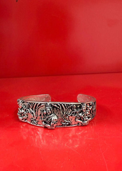 Silver Shiva Bracelet - Get Mahadev's Blessing and Strength