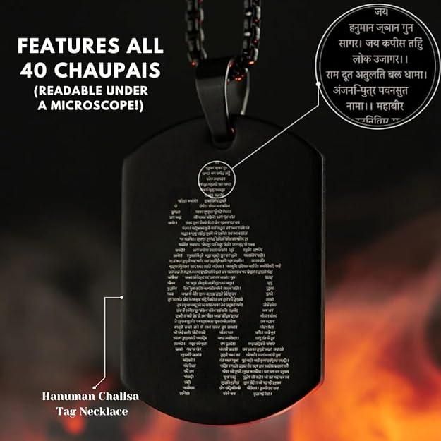 Hanuman Chalisha Pendant with Chain