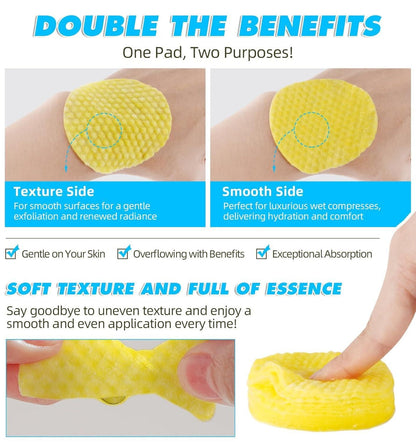 Turmeric Kojic Acid Cleansing Pads (Pack of 50)
