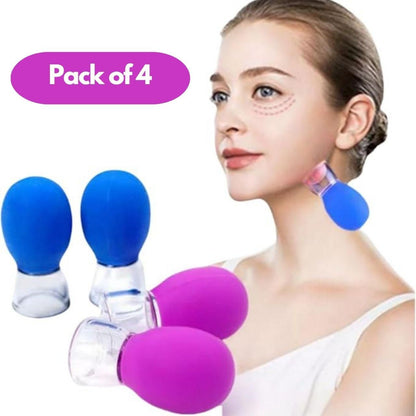 Vacuum Pressure Massage Cup (Pack of 4)