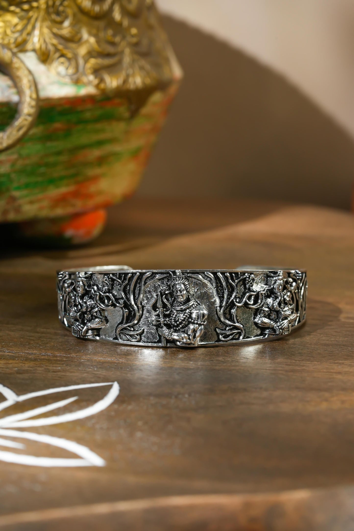 Silver Shiva Bracelet - Get Mahadev's Blessing and Strength