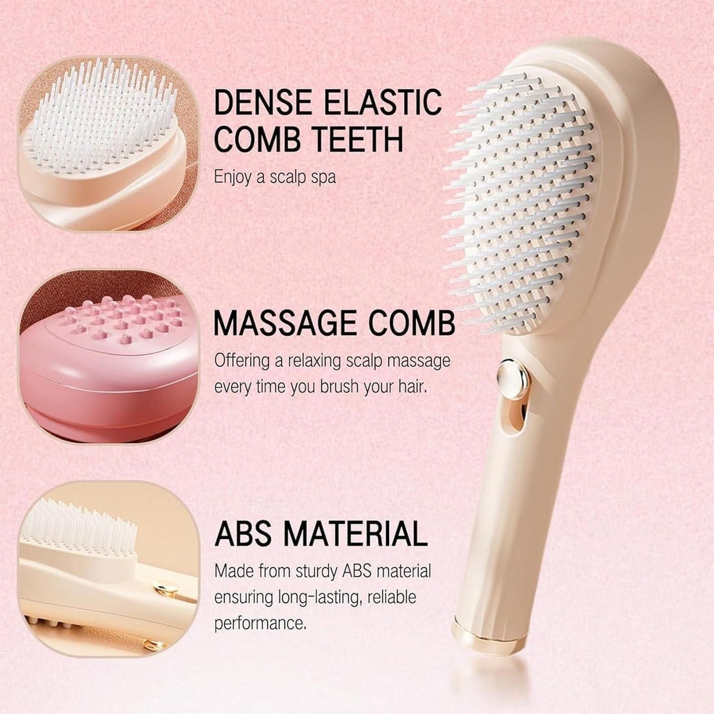 ✨ Scalp Massage Comb – Effortless Cleaning &amp; Styling! ✨