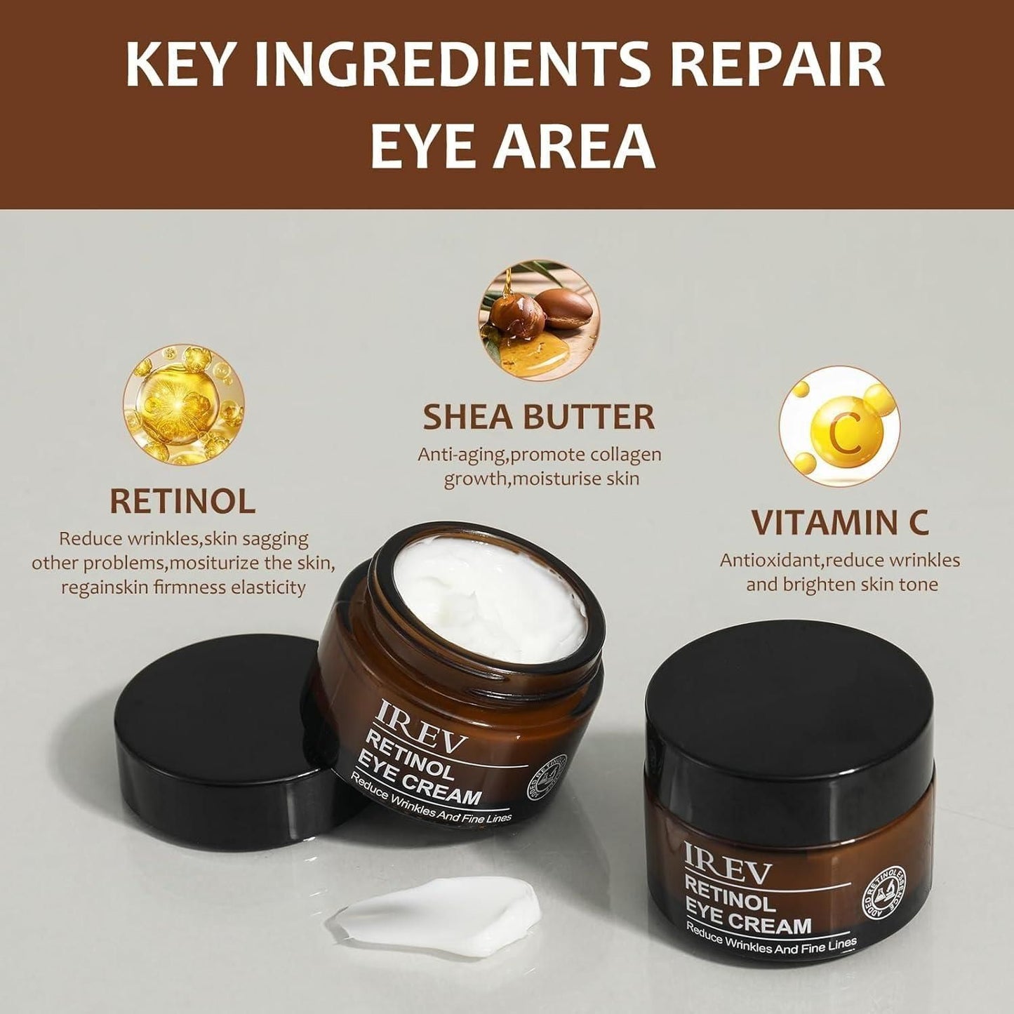 Retinol Eye Cream (Buy 1 Get 1 Free 🔥🔥)