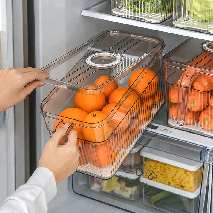 Unbreakable Kitchen Storage Boxes for Smart Organizing (Pack of 6)