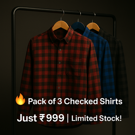 Shirt Checks (Buy 1 Get 2 Free 🔥🔥)