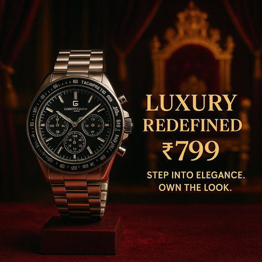 Luxury Silver Stainless Watch