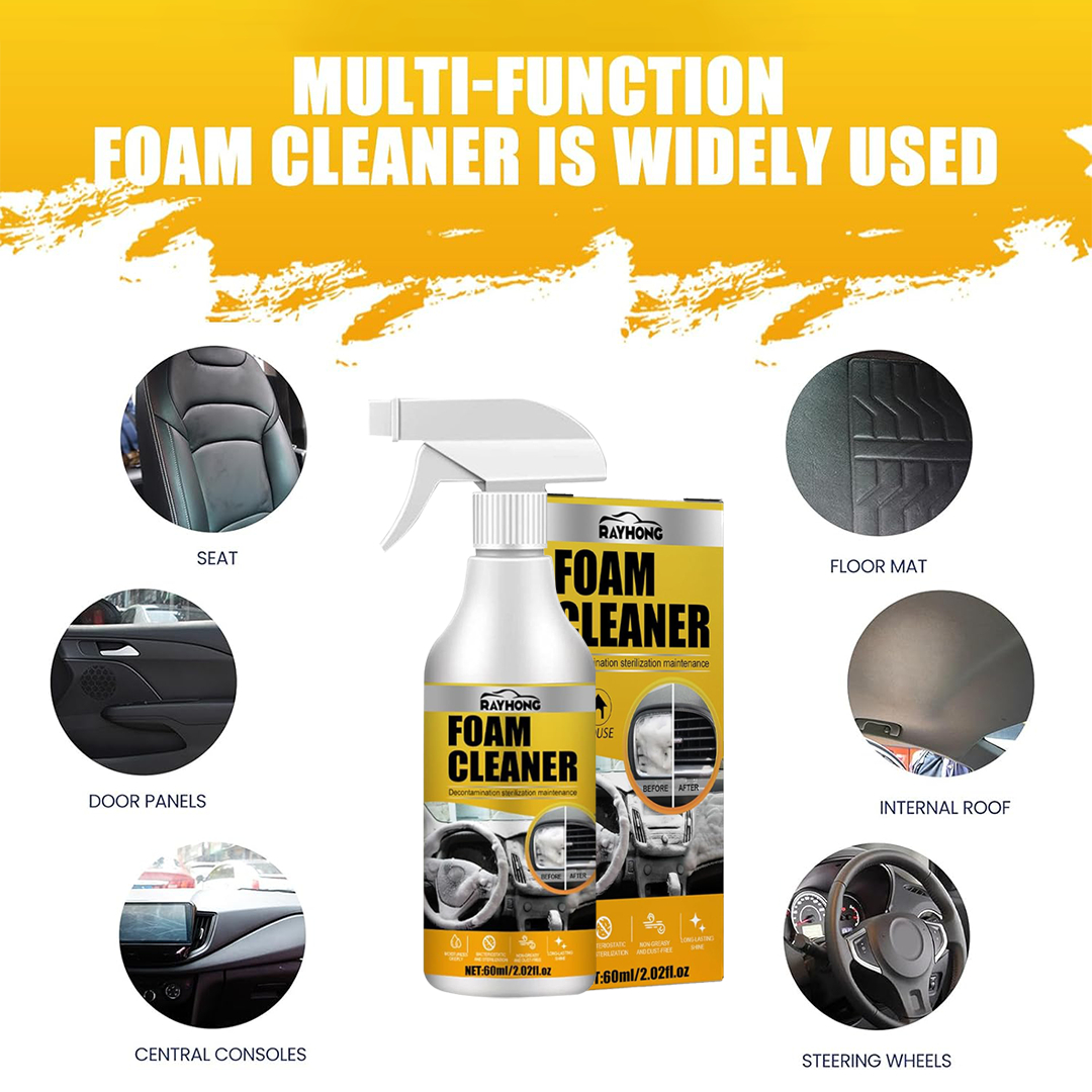 Multi-Purpose Foam Cleaner - Quick & Powerful Clean